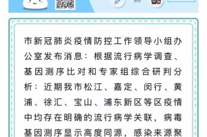 上海市疫情防控指挥部最新公告，科学精准防控，共筑健康防线