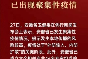 安徽省疫情防控指挥部最新通告引发全民行动