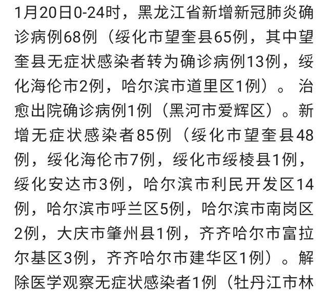 黑龙江省疫情最新公告，防控措施与最新动态