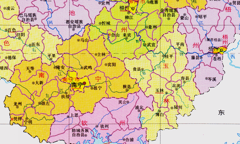 广西壮族自治区有多少个区？详细解析广西行政区划