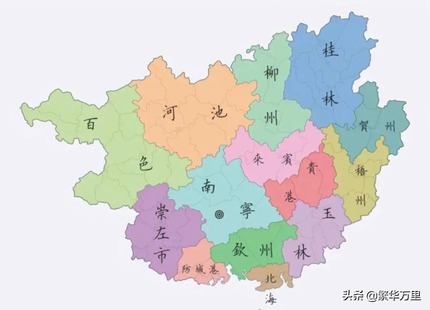 广西壮族自治区行政区划详解，探索其下辖的14个地级市