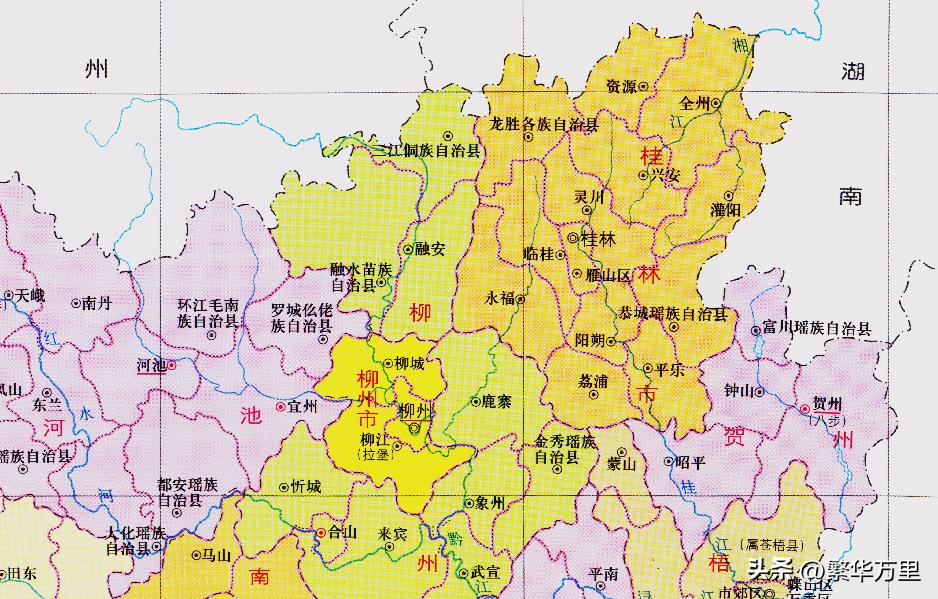 广西壮族自治区行政区划概览，了解广西的各个区