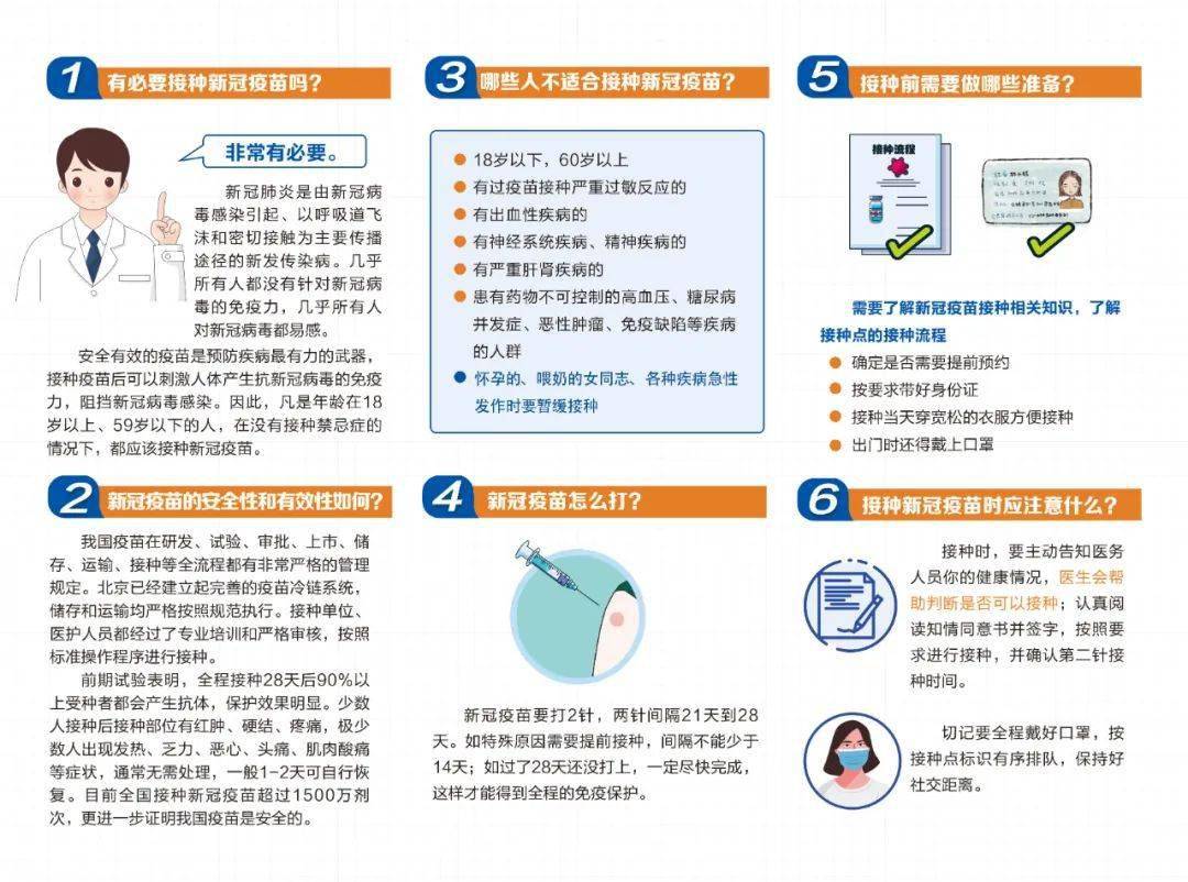 北京市新冠疫苗接种指南，疫情下如何安全接种疫苗？